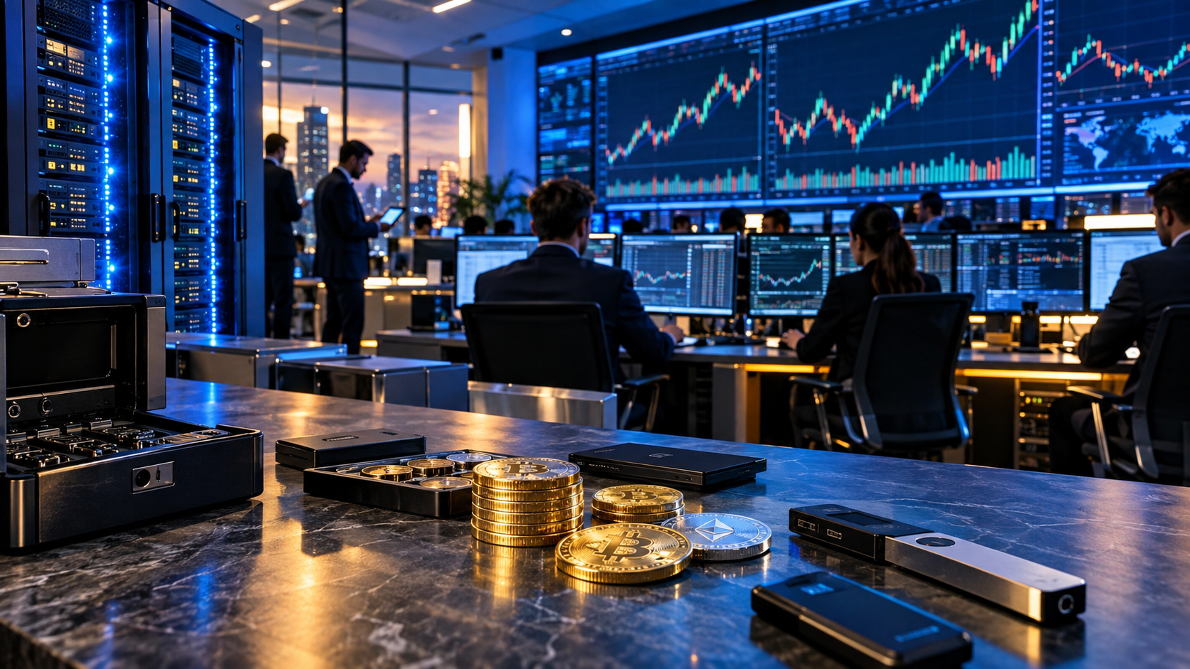 Exchange reserves and ETF flows keep crypto traders on alert