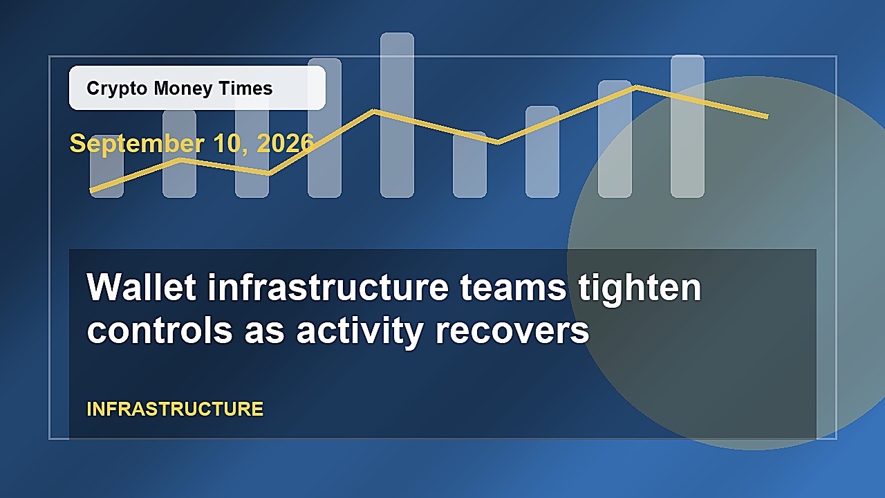 Wallet infrastructure teams tighten controls as activity recovers